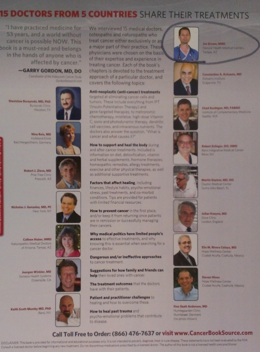 General Info Doctor Joe Brown Naturopathic Medicine